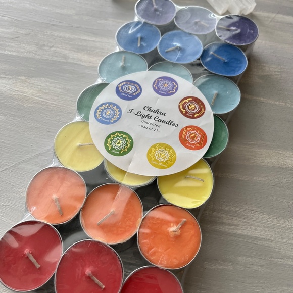 3 packages Chakras Tealight Candles - Picture 4 of 4